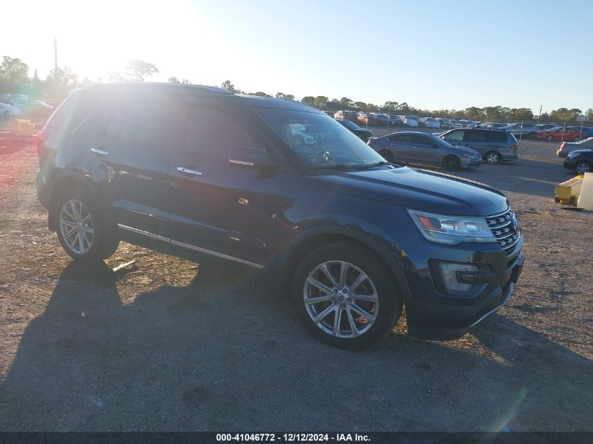 VIN 1FM5K8F80GGB90732 2016 Ford Explorer, Limited no.1