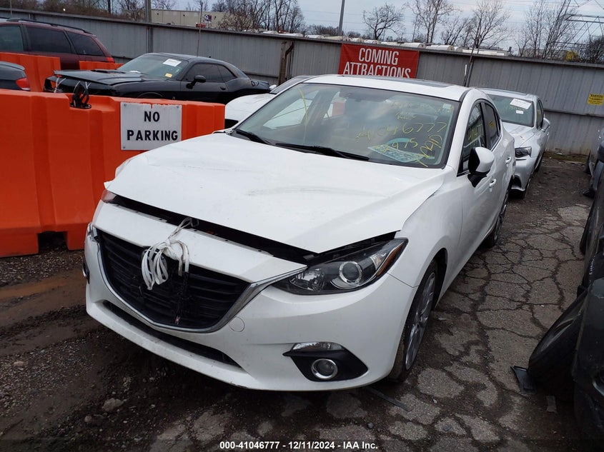 Vin: jm1bm1w33g1298911, lot: 41536727, mazda mazda3 s touring 20162