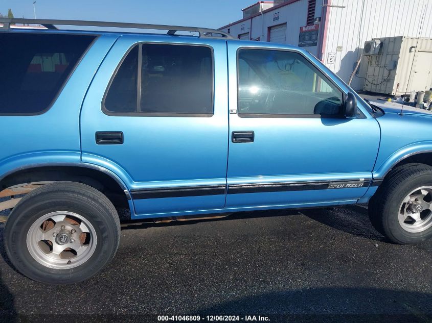 1997 Chevrolet Blazer Ls VIN: 1GNDT13W2V2120593 Lot: 41046809