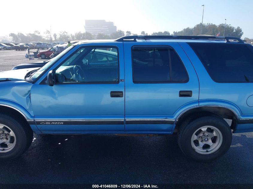 1997 Chevrolet Blazer Ls VIN: 1GNDT13W2V2120593 Lot: 41046809