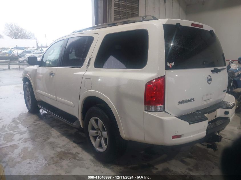 2012 Nissan Armada Sv/Sl/Platinum VIN: 5N1BA0ND0CN614986 Lot: 41046997