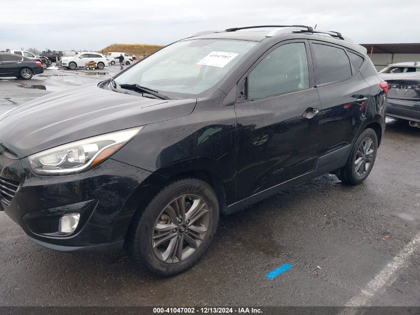 VIN KM8JU3AG1FU100854 2015 Hyundai Tucson, SE no.2