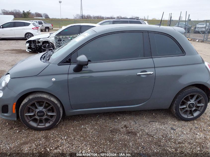 2019 Fiat 500 Pop VIN: 3C3CFFKH8KT757692 Lot: 41047106