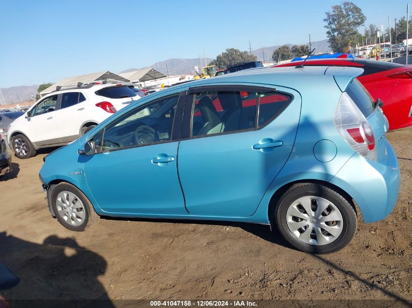 2014 Toyota Prius C One VIN: JTDKDTB34E1062167 Lot: 41047158