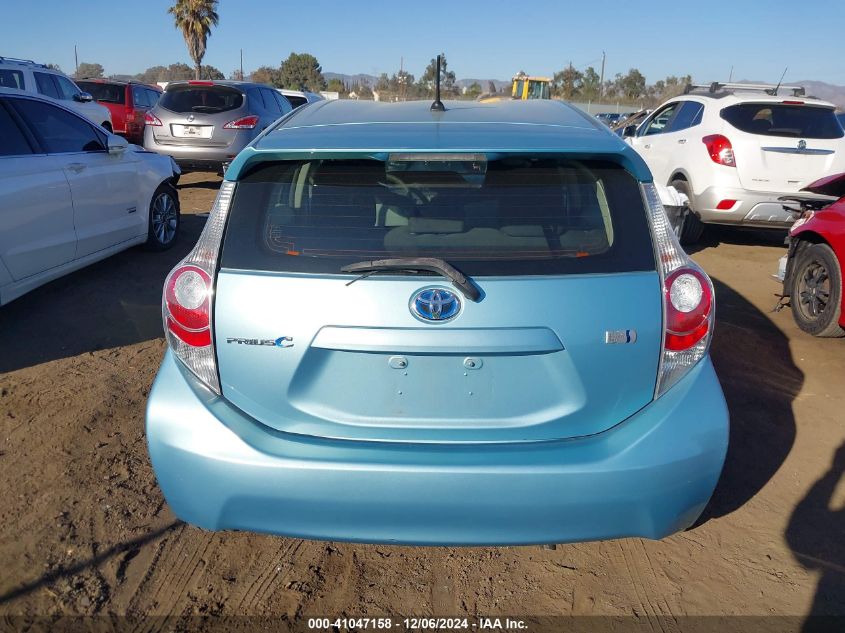 2014 Toyota Prius C One VIN: JTDKDTB34E1062167 Lot: 41047158