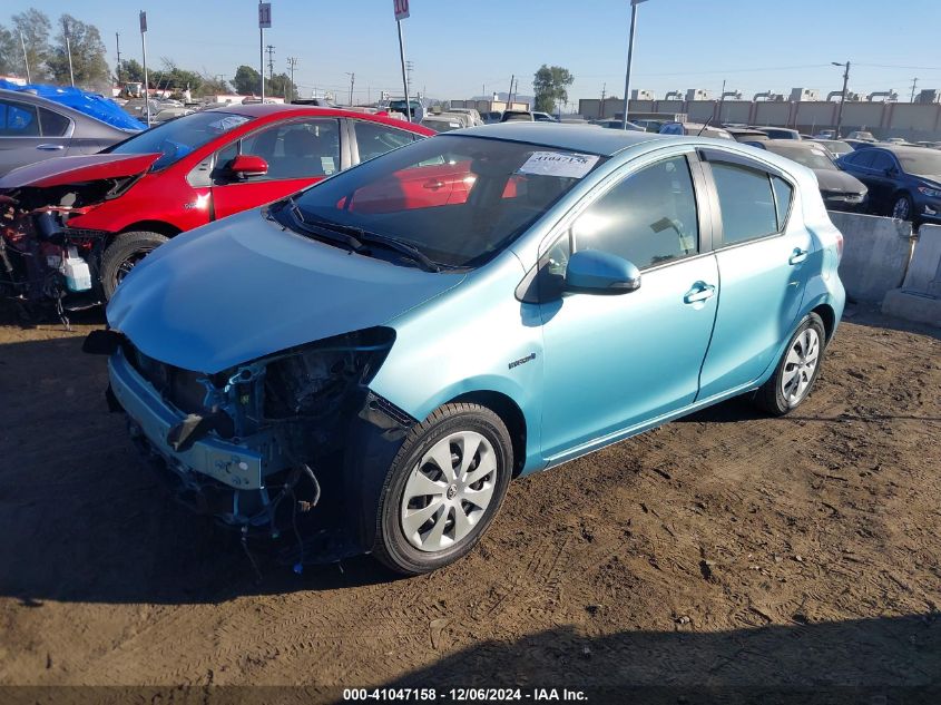 VIN JTDKDTB34E1062167 2014 Toyota Prius, C One no.2