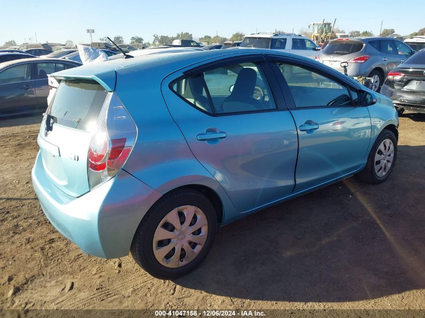 VIN JTDKDTB34E1062167 2014 Toyota Prius, C One no.4