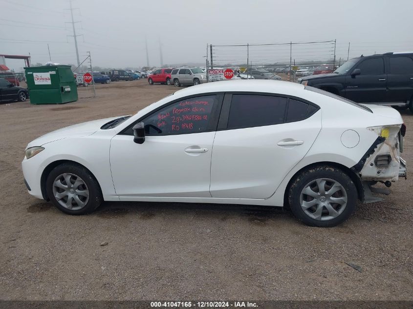 VIN JM1BM1T76E1191498 2014 Mazda 3, I Sv no.15