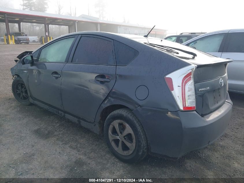 VIN JTDKN3DU9E0385915 2014 Toyota Prius, Two no.3