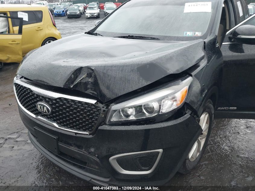 VIN 5XYPGDA51GG039177 2016 KIA Sorento, 3.3L Lx no.6