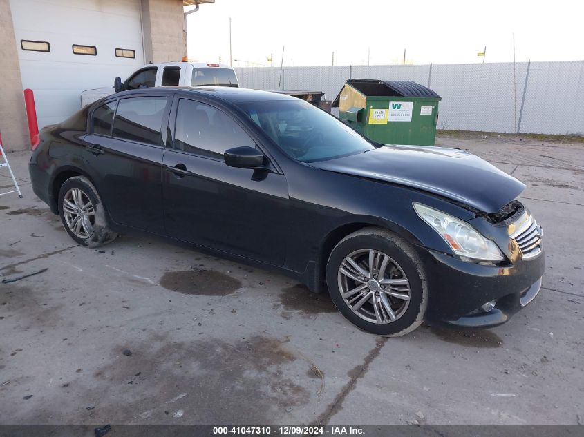 VIN JN1CV6AR6DM358798 2013 INFINITI G37X no.1