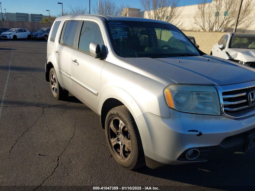 VIN 5FNYF3H66EB028860 2014 Honda Pilot, Ex-L no.1