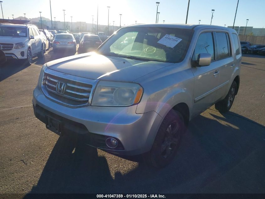 VIN 5FNYF3H66EB028860 2014 Honda Pilot, Ex-L no.2