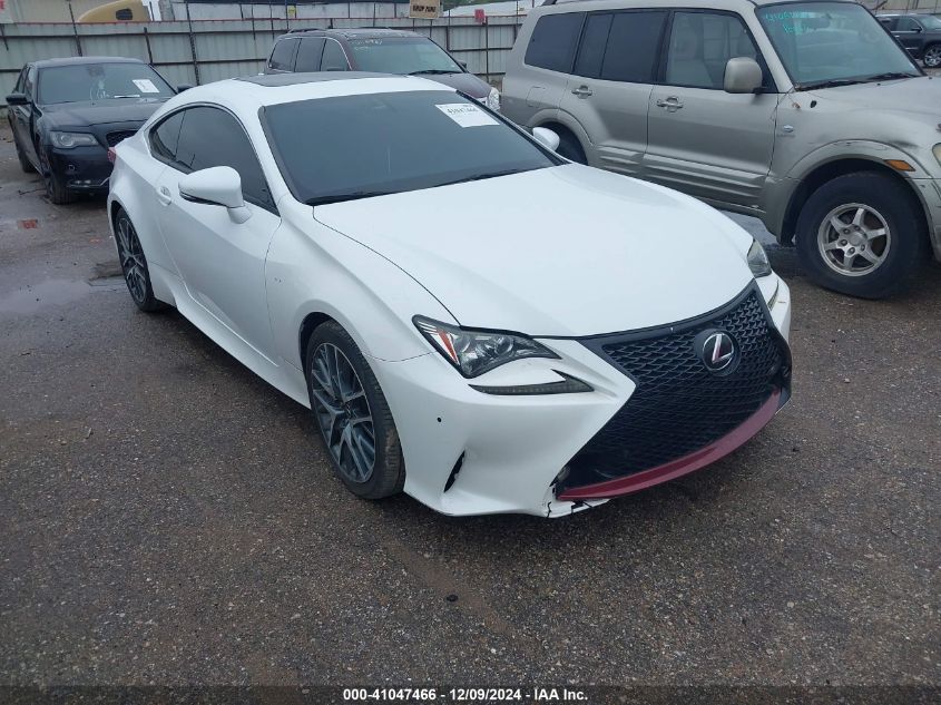 VIN JTHHE5BC6G5013968 2016 Lexus RC, 350 no.1