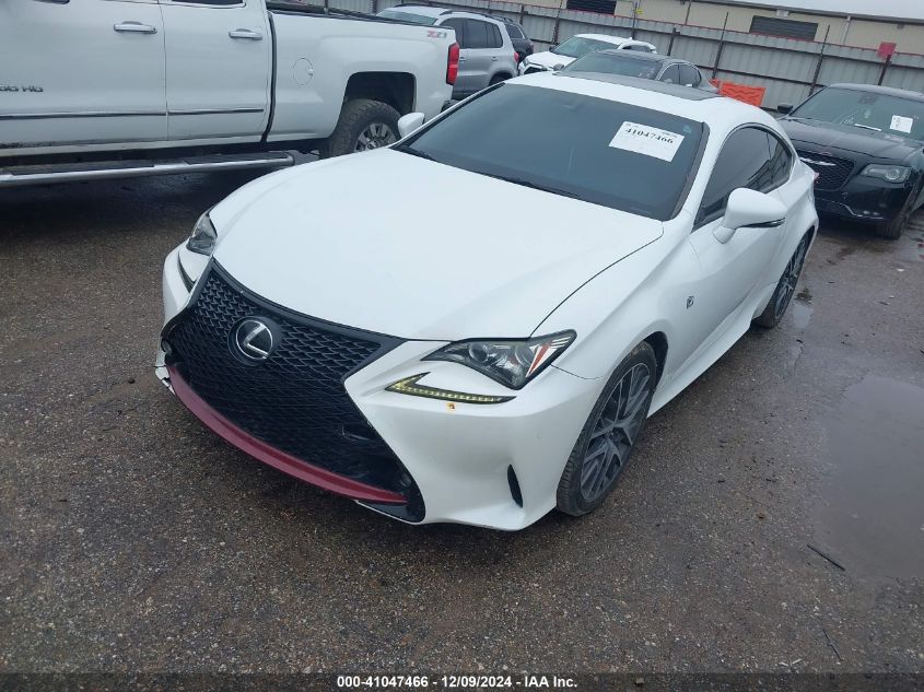 VIN JTHHE5BC6G5013968 2016 Lexus RC, 350 no.2