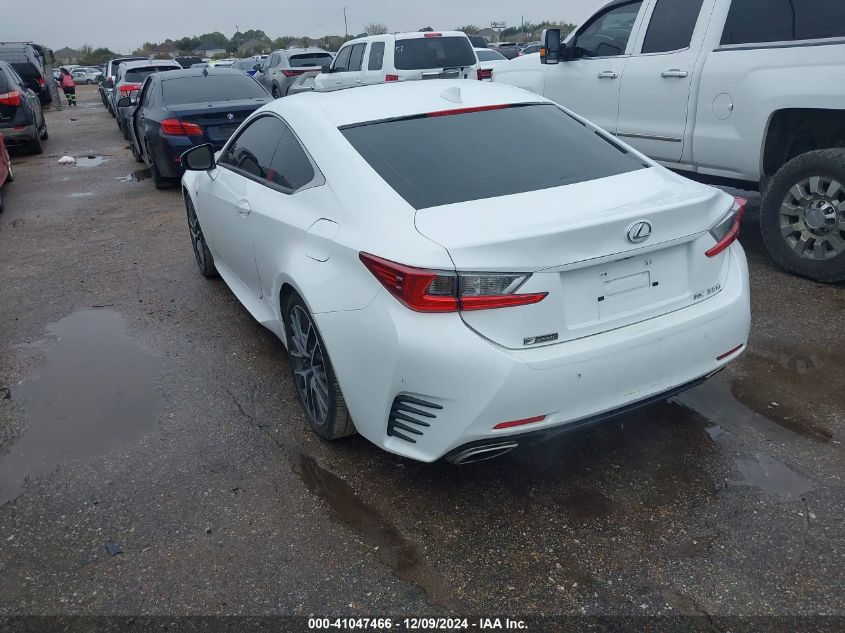 VIN JTHHE5BC6G5013968 2016 Lexus RC, 350 no.3