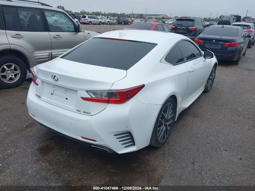 VIN JTHHE5BC6G5013968 2016 Lexus RC, 350 no.4