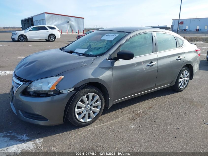 2015 NISSAN SENTRA S - 3N1AB7AP2FY370838