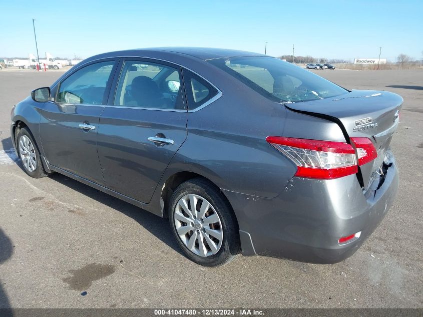 VIN 3N1AB7AP2FY370838 2015 Nissan Sentra, S no.3