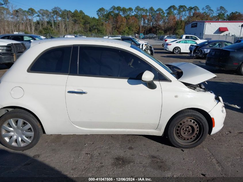 2013 Fiat 500 Pop VIN: 3C3CFFAR8DT743286 Lot: 41047505