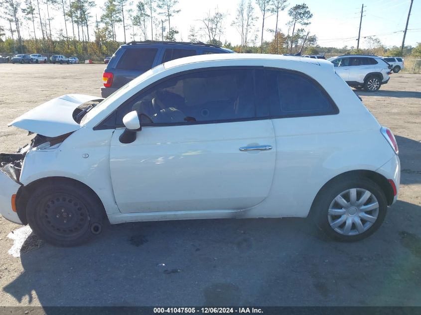 2013 Fiat 500 Pop VIN: 3C3CFFAR8DT743286 Lot: 41047505