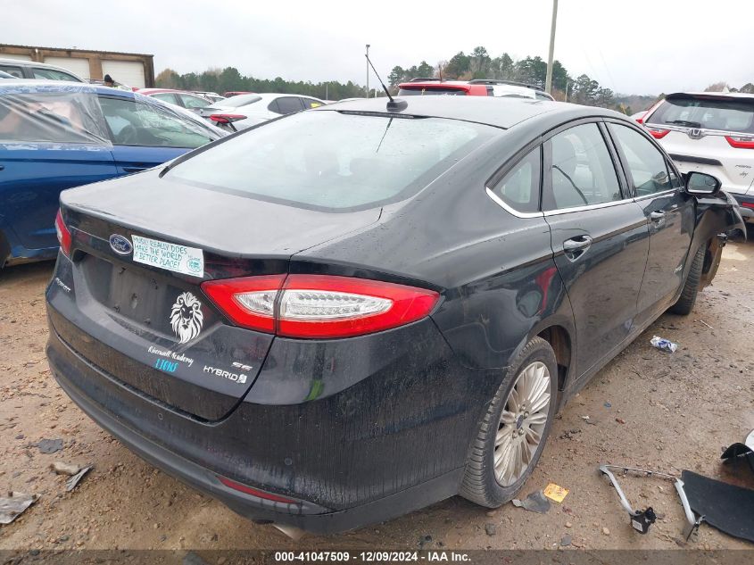 VIN 3FA6P0LUXGR398757 2016 Ford Fusion, Hybrid SE no.4