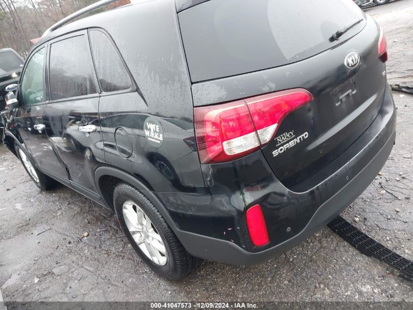 VIN 5XYKT3A63FG634894 2015 KIA Sorento, LX no.3