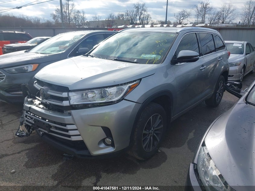 Vin: 5tdkzrfh6js550480, lot: 41537532, toyota highlander xle 20182