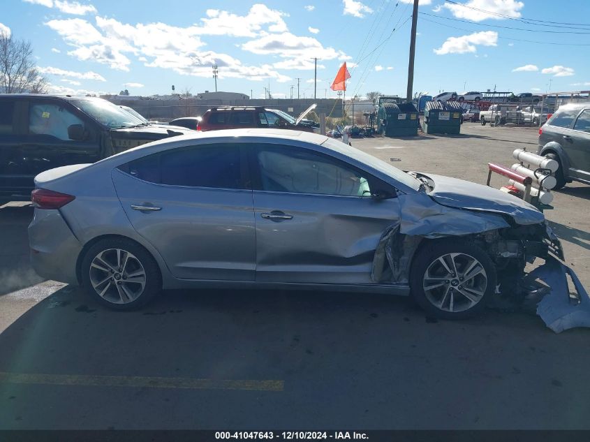 2017 HYUNDAI ELANTRA LIMITED - 5NPD84LF2HH040676