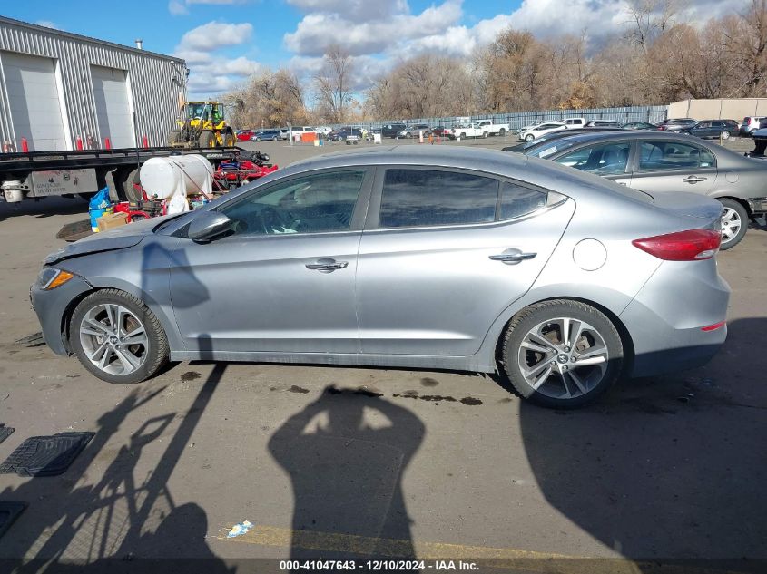 2017 HYUNDAI ELANTRA LIMITED - 5NPD84LF2HH040676