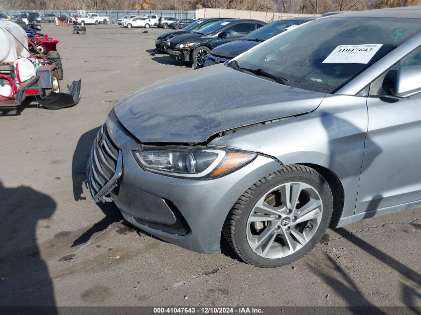 2017 HYUNDAI ELANTRA LIMITED - 5NPD84LF2HH040676