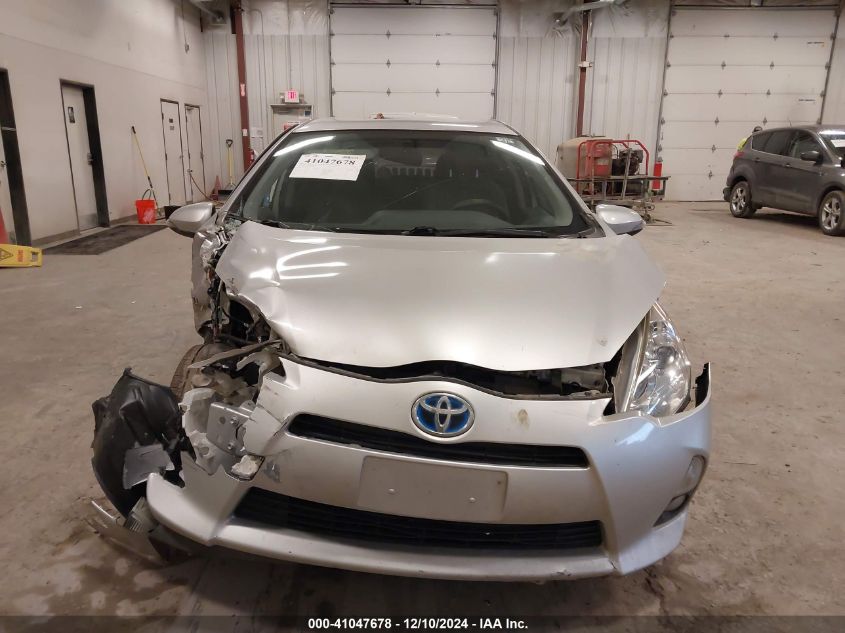 2014 Toyota Prius C Four VIN: JTDKDTB37E1568267 Lot: 41047678