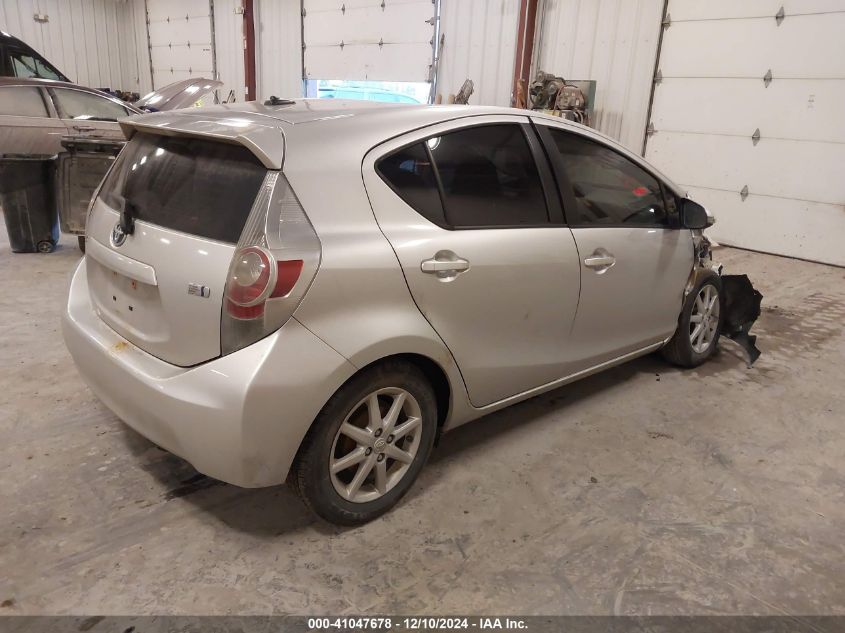 VIN JTDKDTB37E1568267 2014 TOYOTA PRIUS C no.4