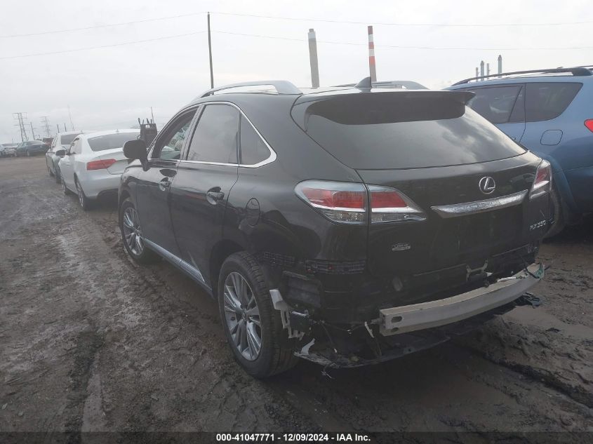 VIN 2T2BK1BA4EC244726 2014 Lexus RX, 350 no.3