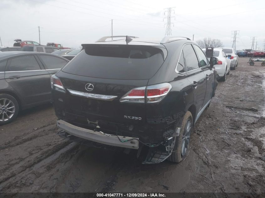 VIN 2T2BK1BA4EC244726 2014 Lexus RX, 350 no.4