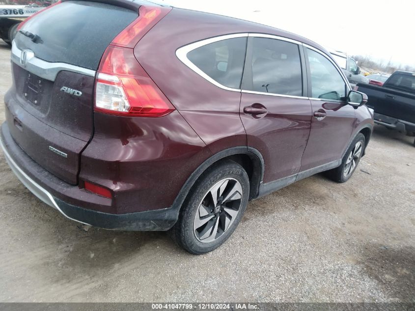 2016 HONDA CR-V TOURING - 5J6RM4H90GL033217