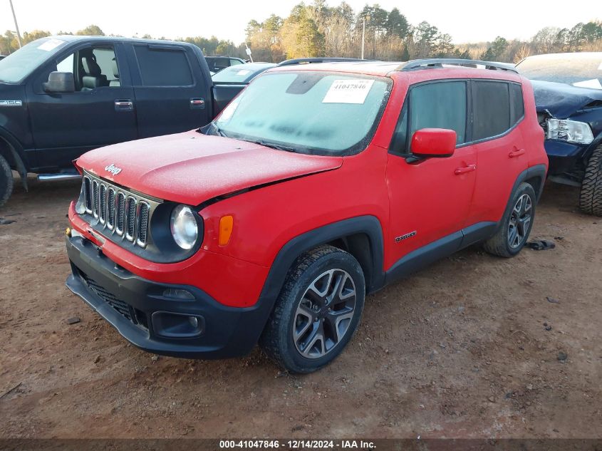 VIN ZACCJABT7GPE29034 2016 Jeep Renegade, Latitude no.2