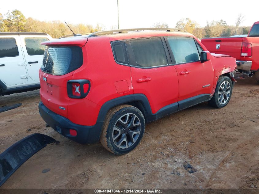 VIN ZACCJABT7GPE29034 2016 Jeep Renegade, Latitude no.4