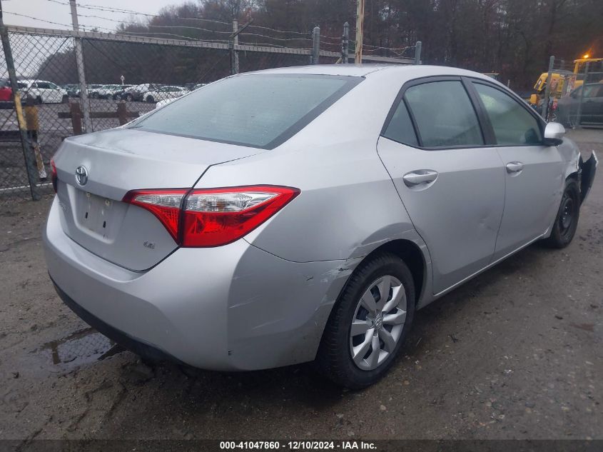 2015 TOYOTA COROLLA LE - 5YFBURHE4FP187968