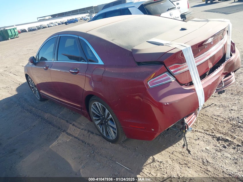 Vin: 3ln6l5muxkr620977, lot: 41537886, lincoln mkz hybrid reserve ii 20193