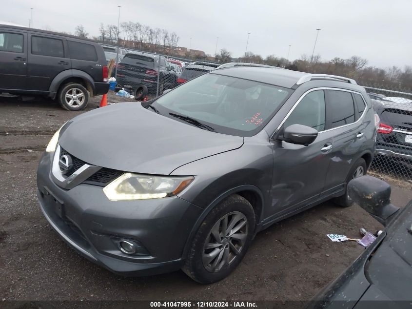 VIN 5N1AT2MT6FC775496 2015 Nissan Rogue, SL no.2