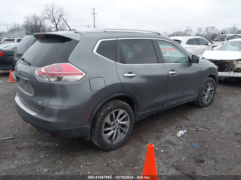 VIN 5N1AT2MT6FC775496 2015 Nissan Rogue, SL no.4