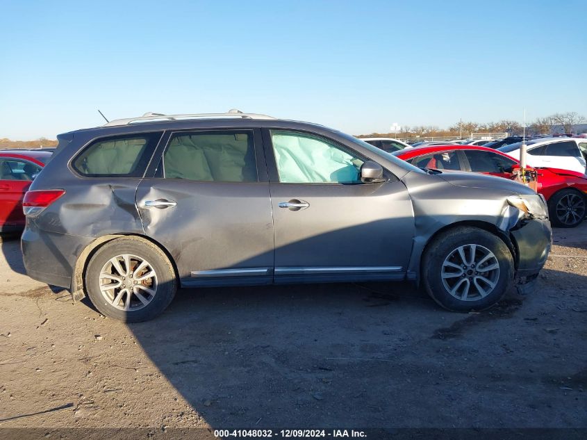 2015 Nissan Pathfinder Sl VIN: 5N1AR2MN8FC717115 Lot: 41048032