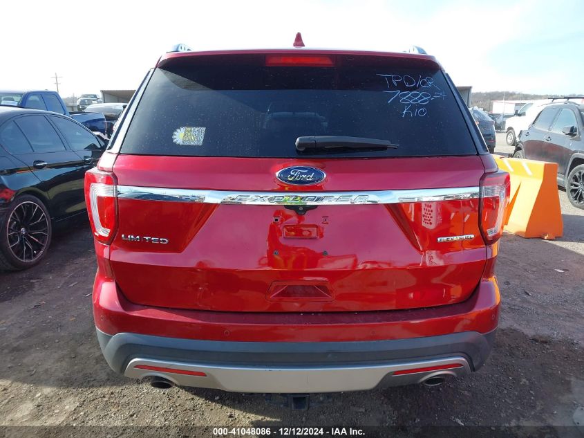 2016 Ford Explorer Limited VIN: 1FM5K7F82GGA29874 Lot: 41048086