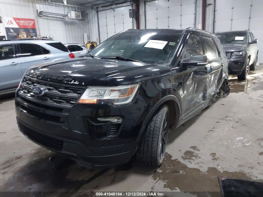 VIN 1FM5K8DH0JGB54078 2018 FORD EXPLORER no.2