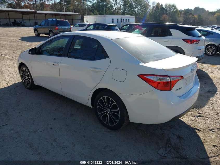 VIN 2T1BURHE7EC009616 2014 Toyota Corolla, LE no.3