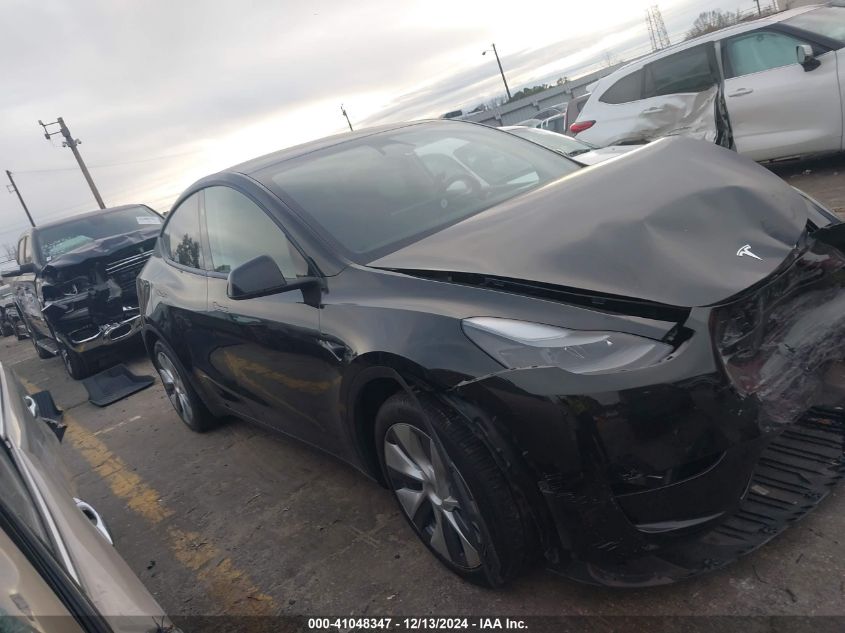 2024 Tesla Model Y Long Range Dual Motor All-Wheel Drive VIN: 7SAYGDEE1RA234673 Lot: 41048347