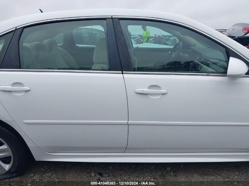 2009 Chevrolet Impala Ls VIN: 2G1WB57K991284103 Lot: 41048383