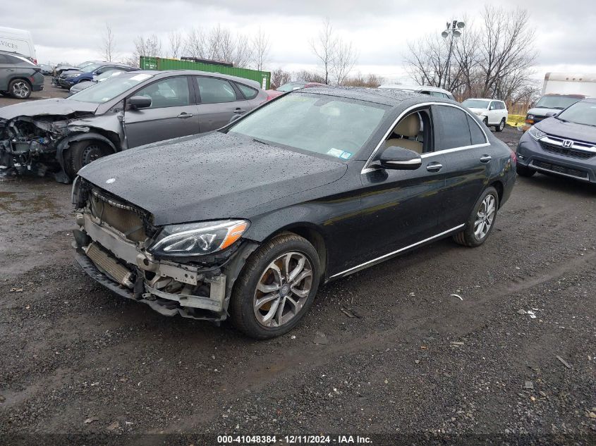 VIN 55SWF4KB6FU032958 2015 Mercedes-Benz C 300, 4Ma... no.2