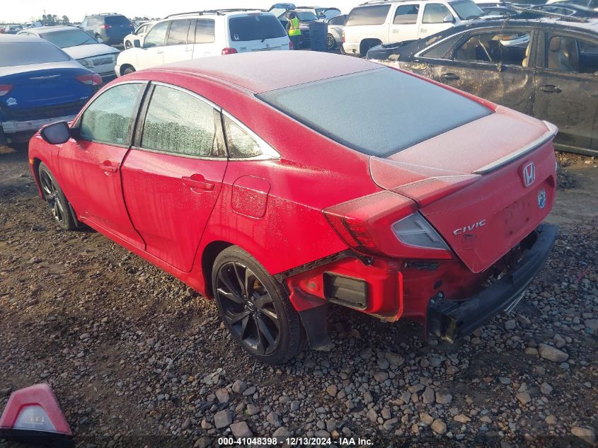 VIN 2HGFC2F87KH524319 2019 HONDA CIVIC no.3